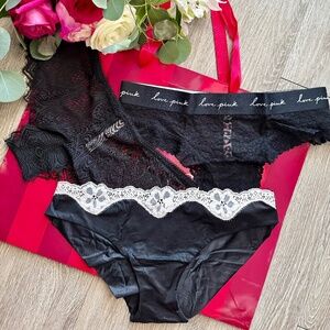 Victoria's Secret Variety Panties Pack Of 3 L NWOT